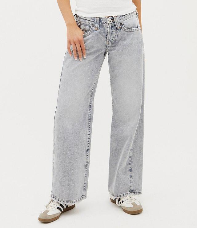 BDG Urban Outfitters Kayla Low Rider Low Rise Slouchy Straight Leg Jeans Product Image