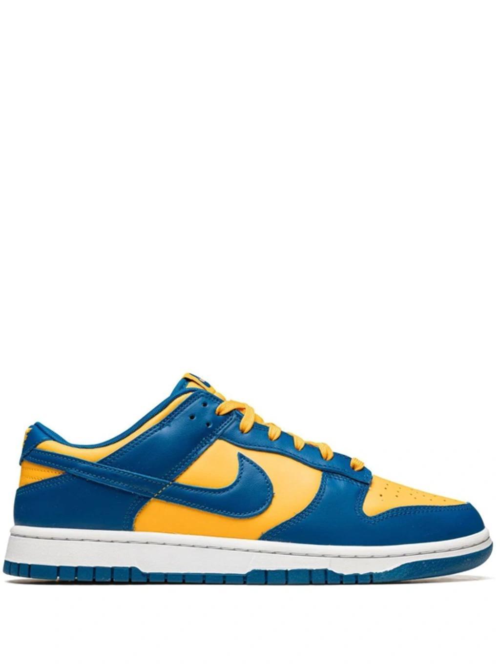 NIKE Dunk Low Retro Sneakers In Blue Product Image