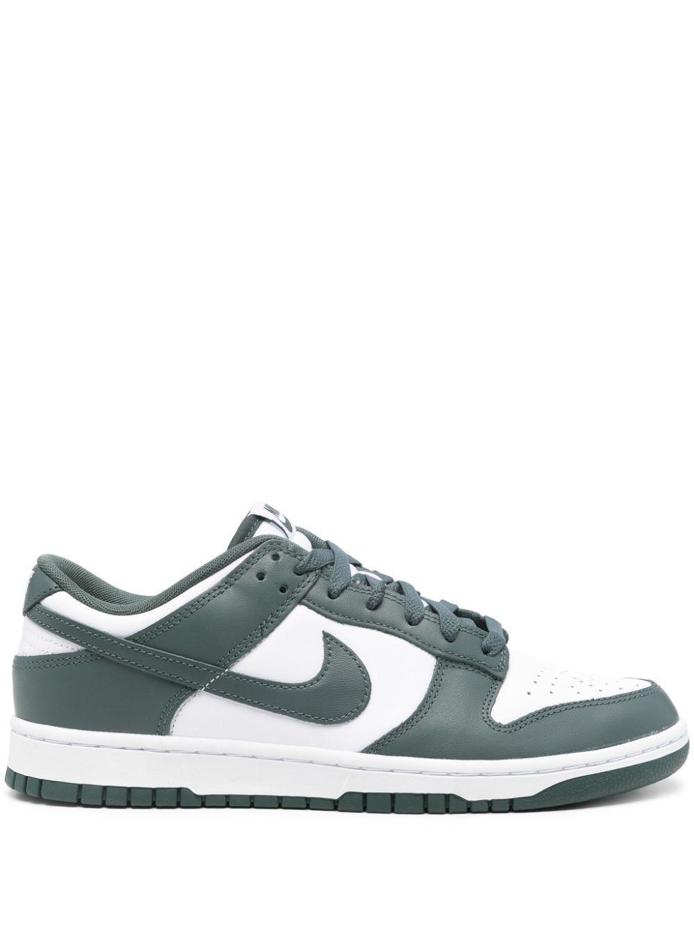 NIKE Dunk Low Retro Sneakers White / Vintage Green In Multi Product Image