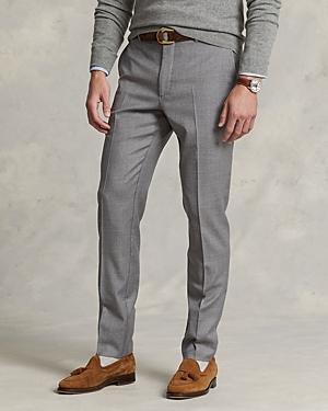 Mens Wool Twill Slim-Fit Trousers Product Image