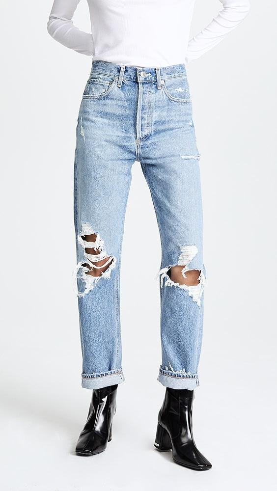 AGOLDE 90s Mid Rise Straight Fit Jeans | Shopbop product image