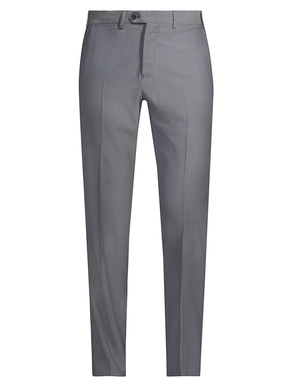 Mens Wool Pleat-Front Dress Pants Product Image