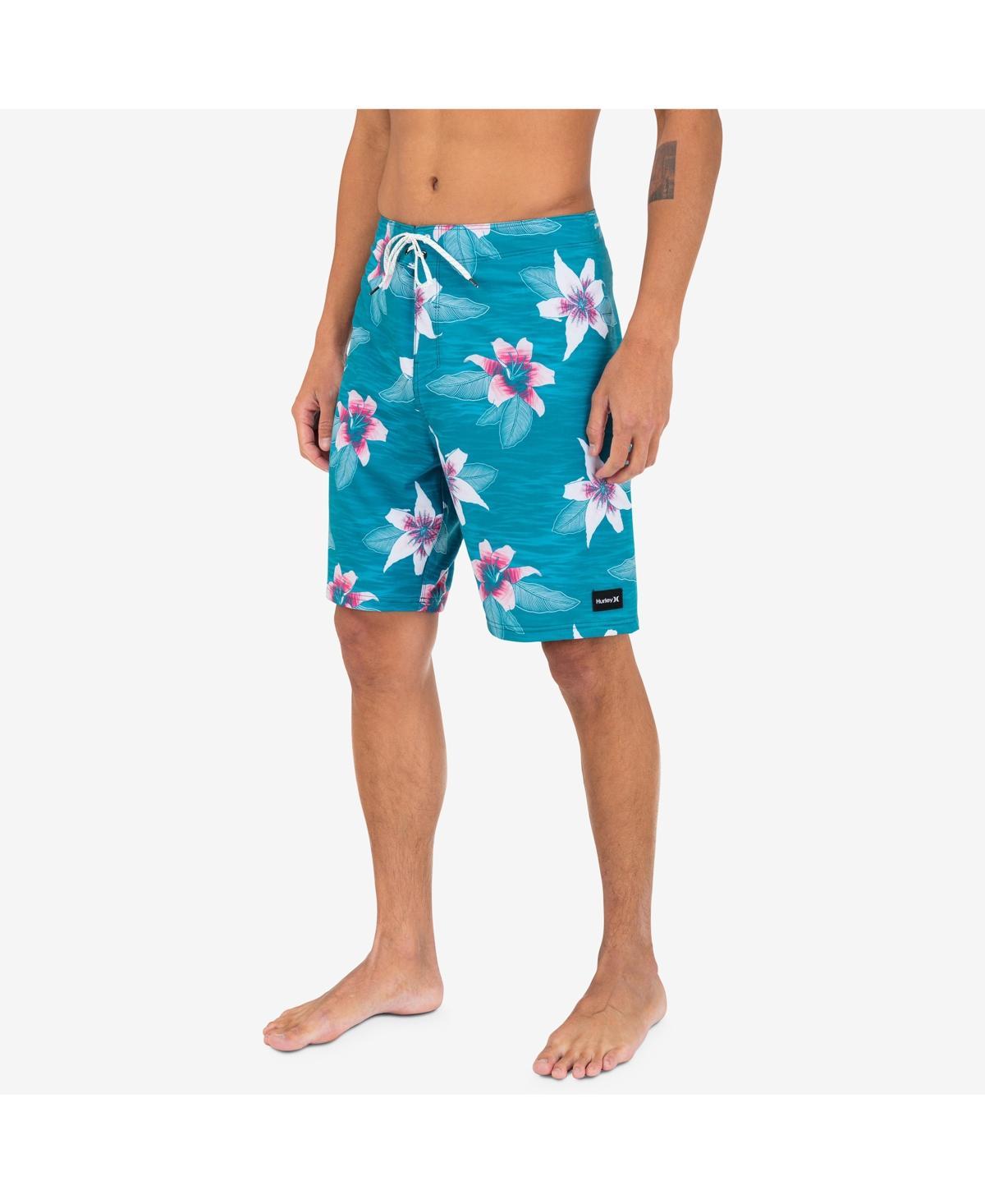 Hurley Phantom-Eco Weekender 20 Boardshorts (Tornado Teal) Men's Swimwear Product Image