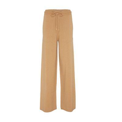 Rino Wide-leg Pants In Beige Product Image