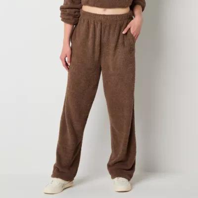 Reebok Womens Mid Rise Wide Leg Sweatpant Product Image