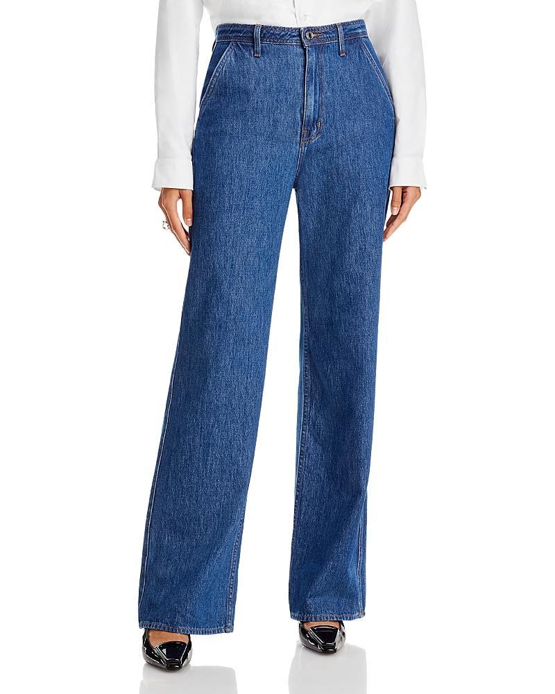 Derek Lam 10 Crosby Faye High Rise Tailored Jeans in Bedford Dark Product Image