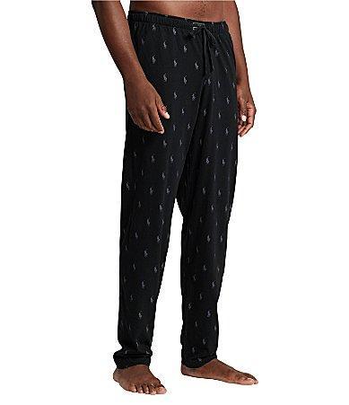 Polo Ralph Lauren Classic Knit All Over Polo Player Pajama Pants Product Image