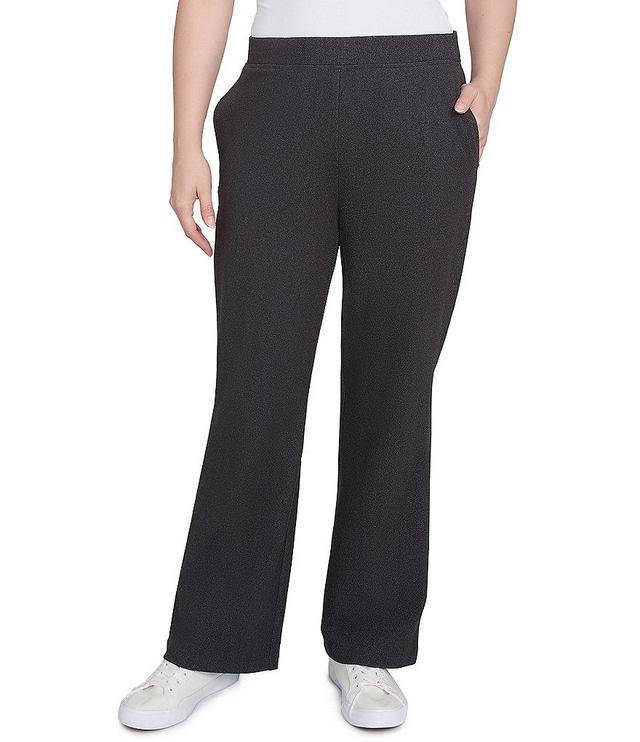 Ruby Rd. Luxe Rib Straight Leg Pull-On Pants Product Image