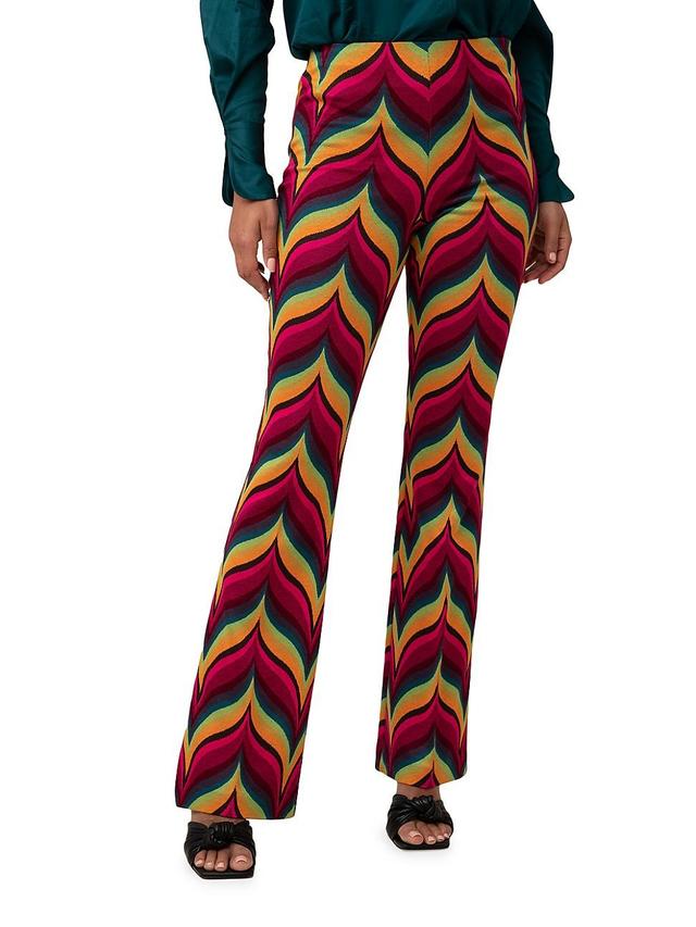 Womens Jacoba Chevron Jacquard Pants Product Image