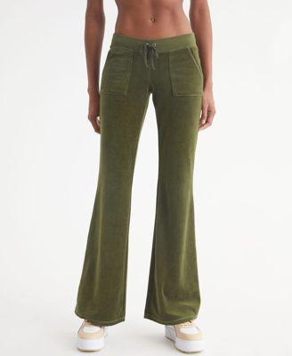 Juicy Couture Womens Heritage Low Rise Snap Pocket Track Pant Product Image