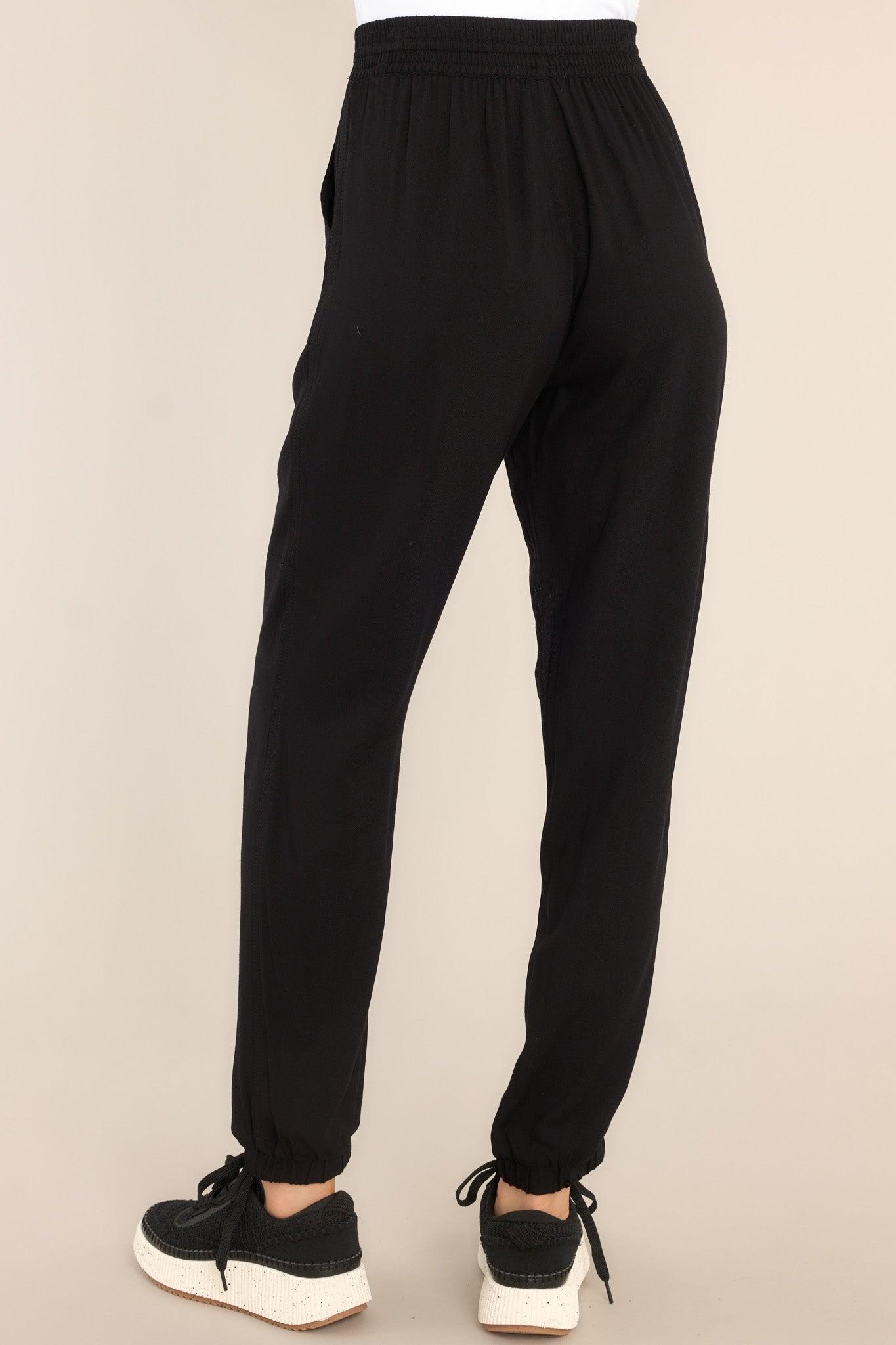 Stealth Stride Black Jogger Pants Product Image