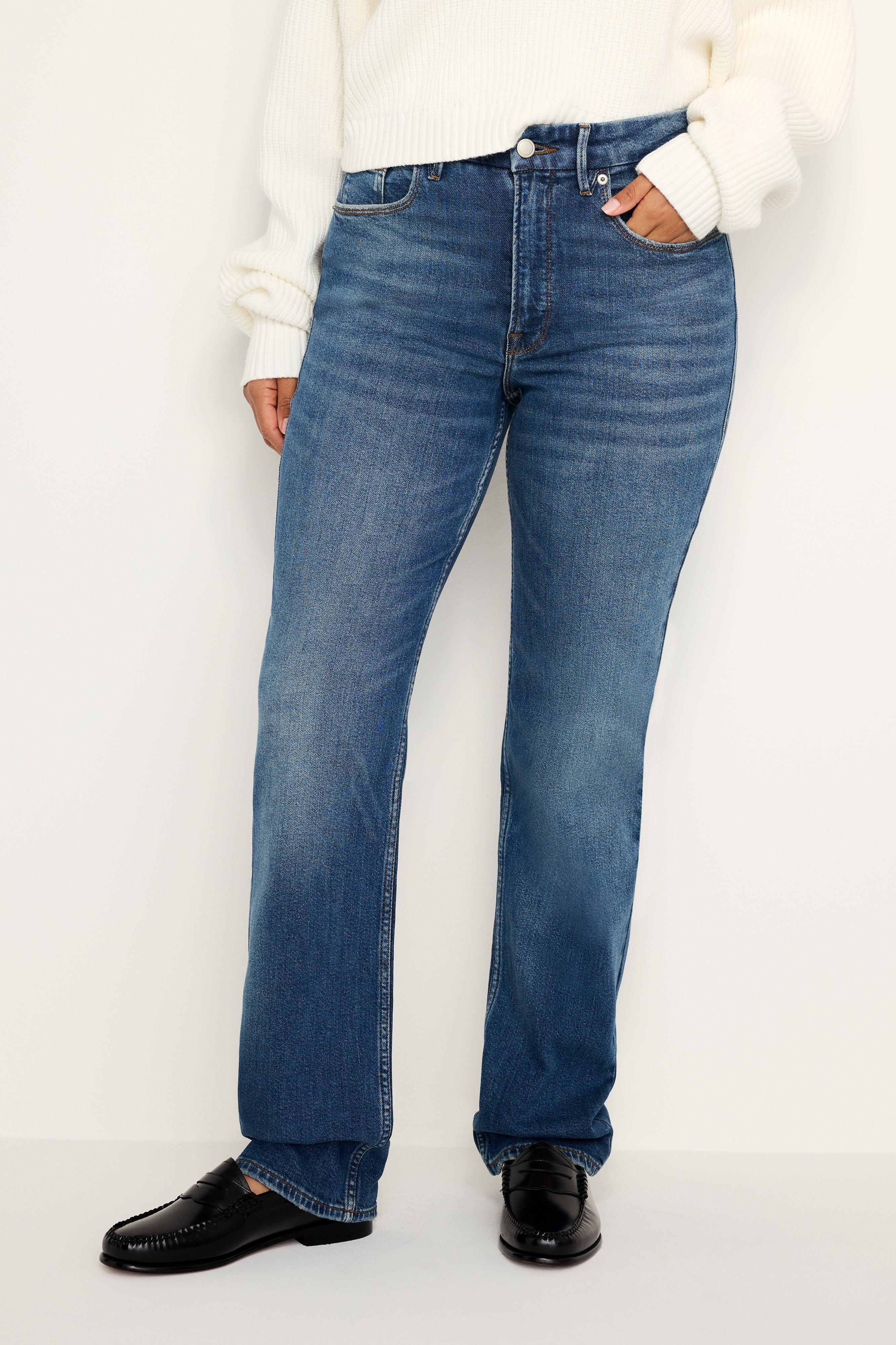 GOOD ICON STRAIGHT JEANS | INDIGO605 Product Image