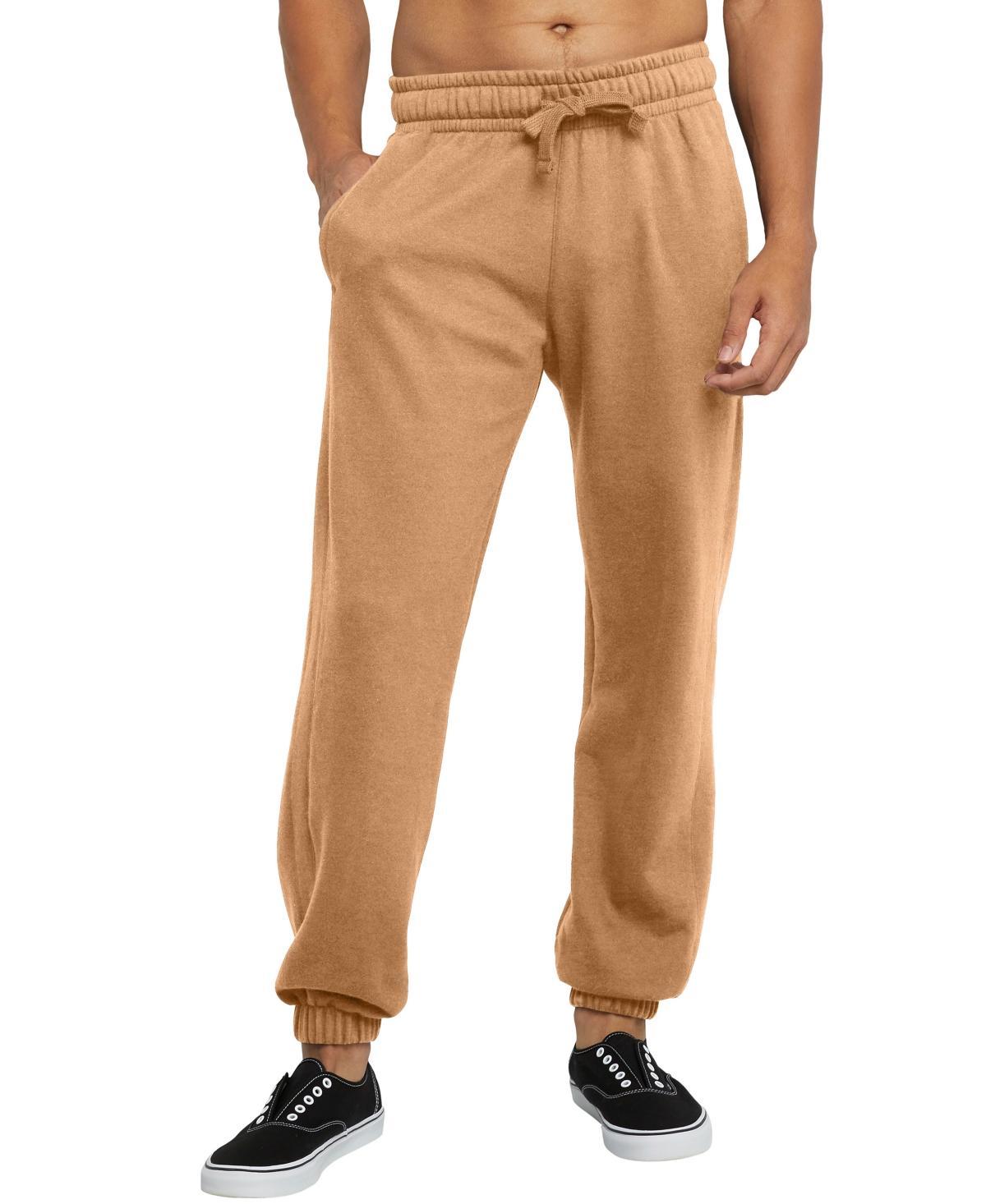 Mens Hanes Originals Fleece Jogger Pants Natural Product Image