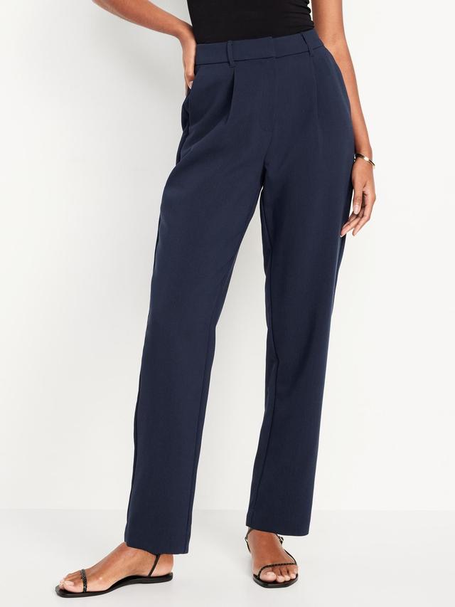 Extra High-Waisted Taylor Trouser Straight Pants Product Image