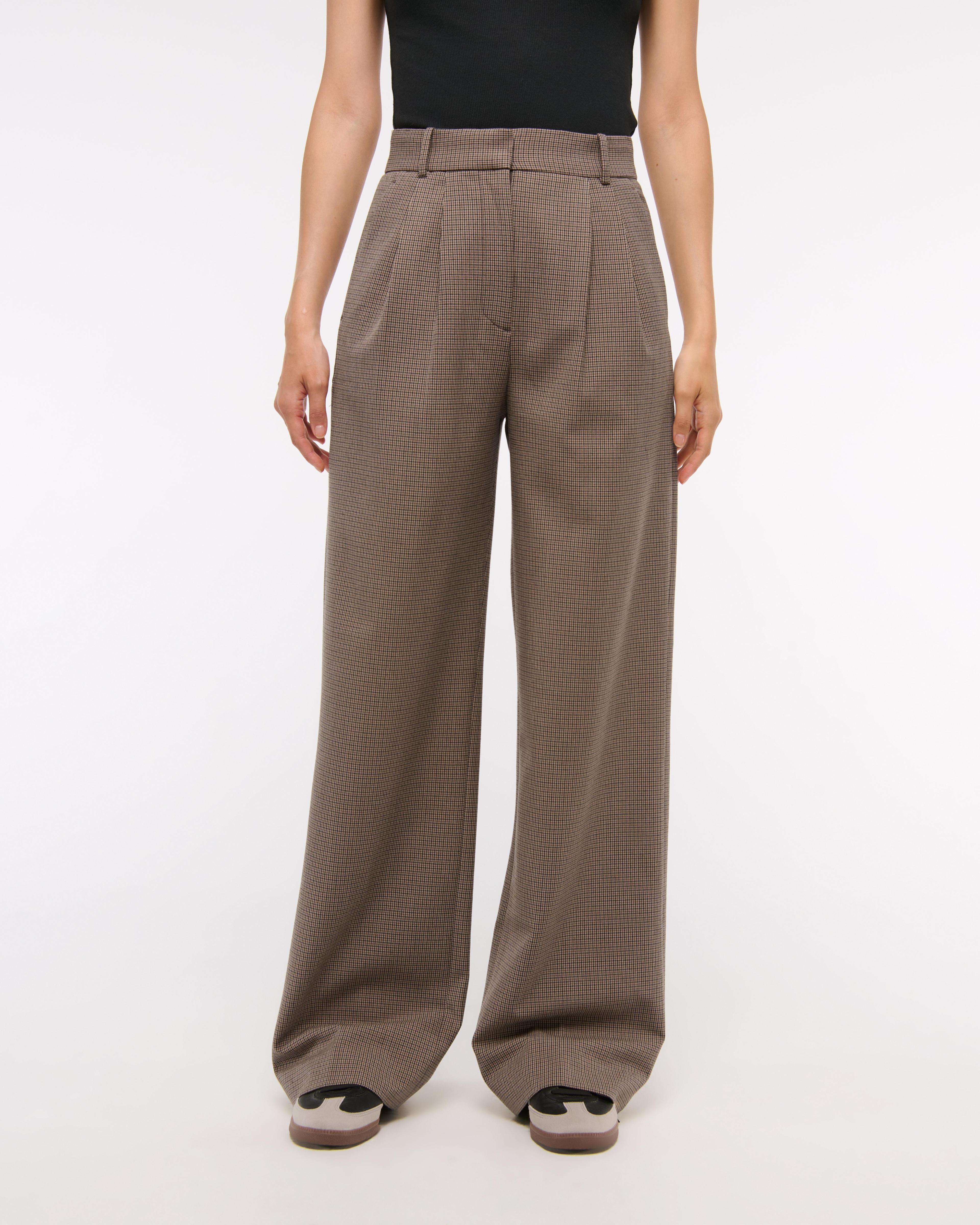 A&F Sloane Tailored Wide Leg Pant Product Image