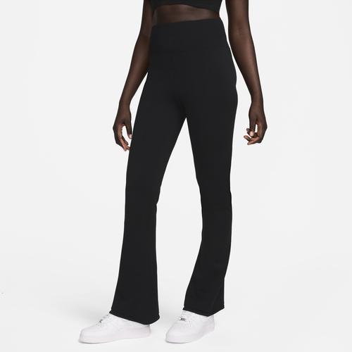 Womens Nike Sportswear Chill Knit Tight High-Waisted Sweater Flared Pants Product Image