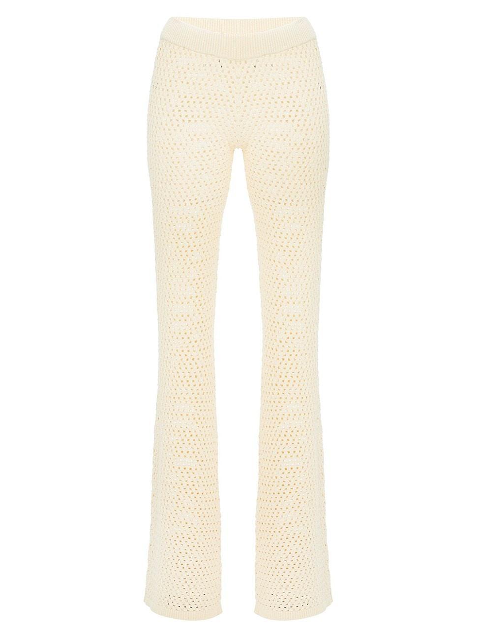 Womens Tish Knit Crochet Pant Product Image