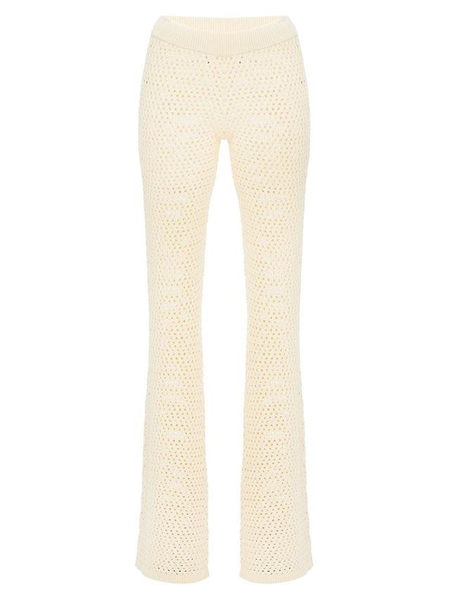 Womens Tish Knit Crochet Pant Product Image