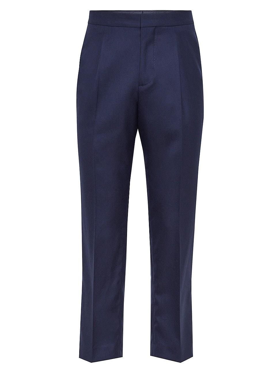 Mens Cashmere Tuxedo Trousers with Pleats Product Image