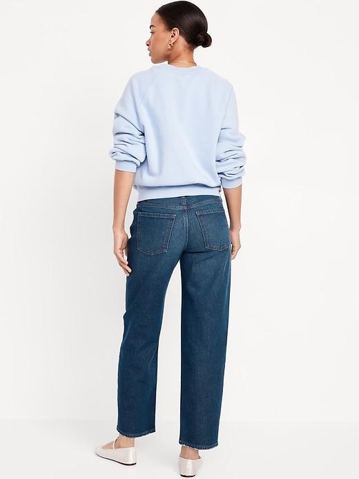 Mid-Rise Boyfriend Ankle Jeans Product Image