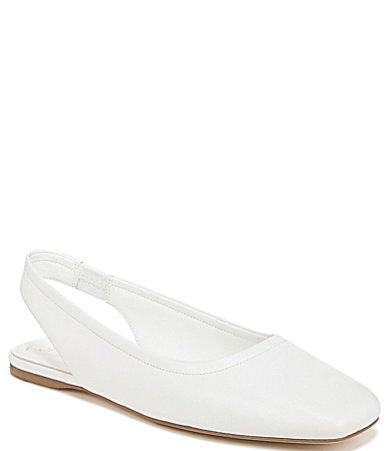 Sarto by Franco Sarto Flexa Antona Leather Ballet Slingback Flats Product Image