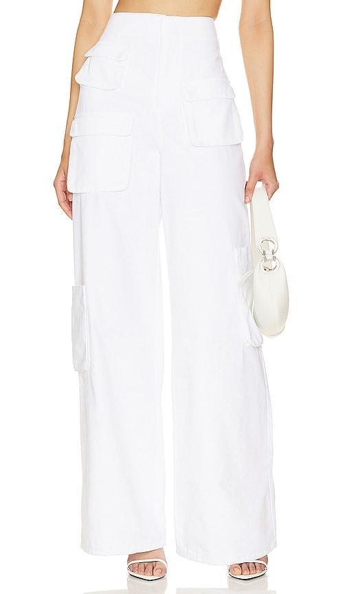 AFRM Maxwell Parachute Pant in White. - size 29 (also in 27) Product Image