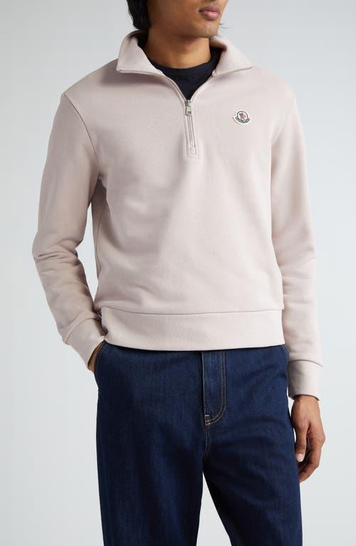 Moncler Logo Patch Quarter Zip Pullover Product Image