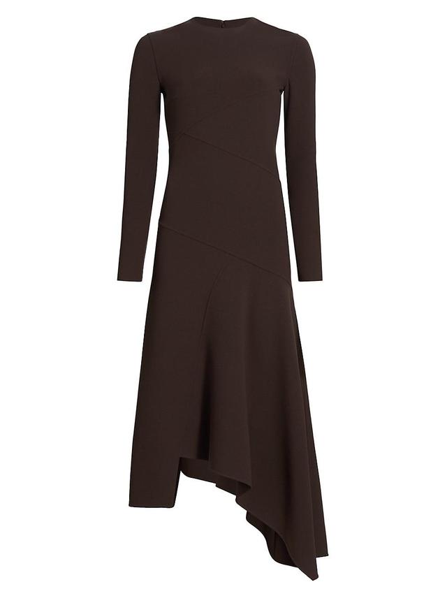 Wool Handkerchief Midi-Dress Product Image