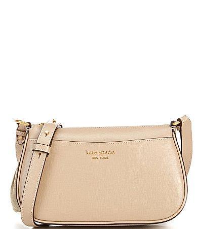 kate spade new york small bleecker saffiano leather crossbody bag Product Image