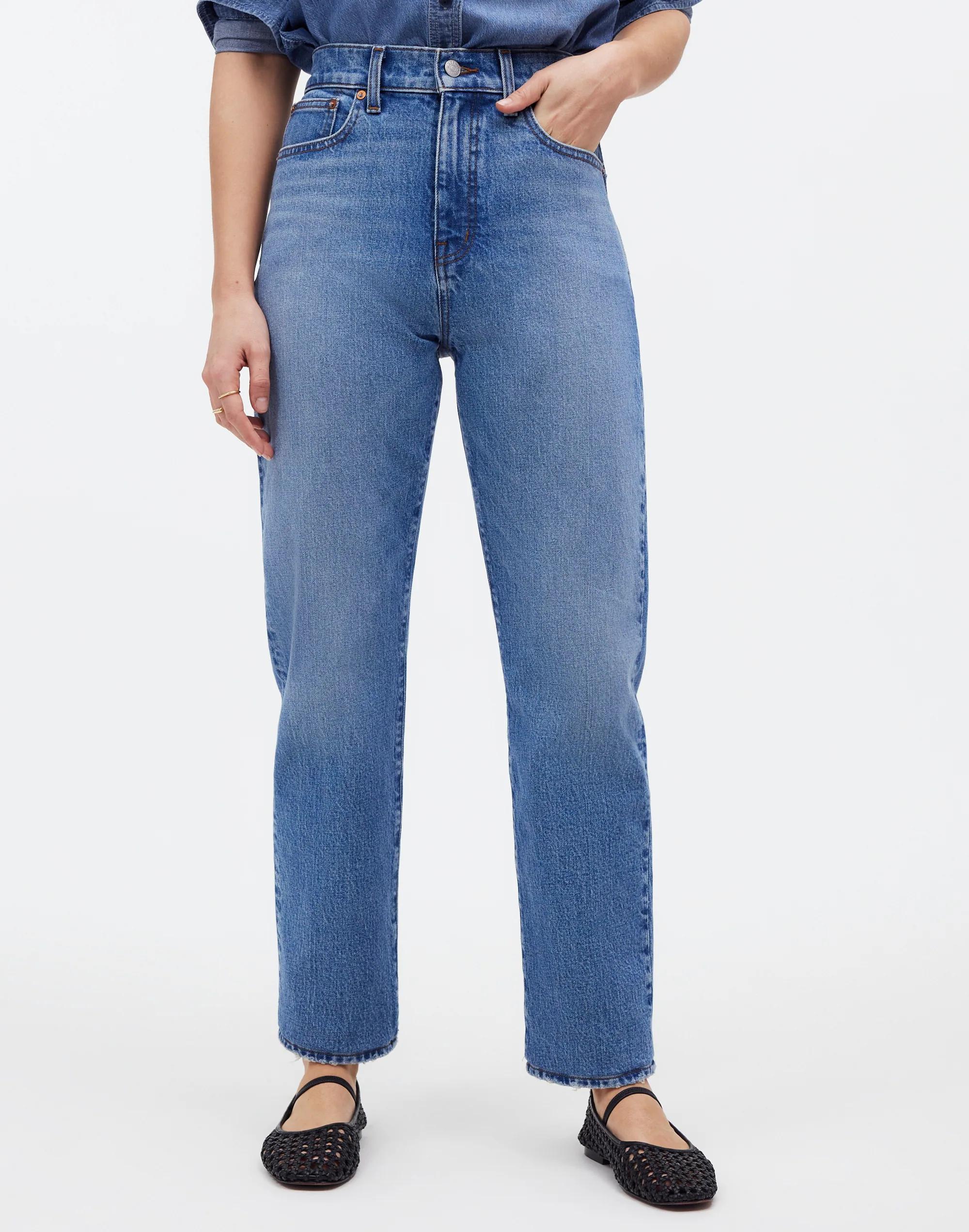 The '90s Straight Crop Jean in Hazeldell Wash Product Image