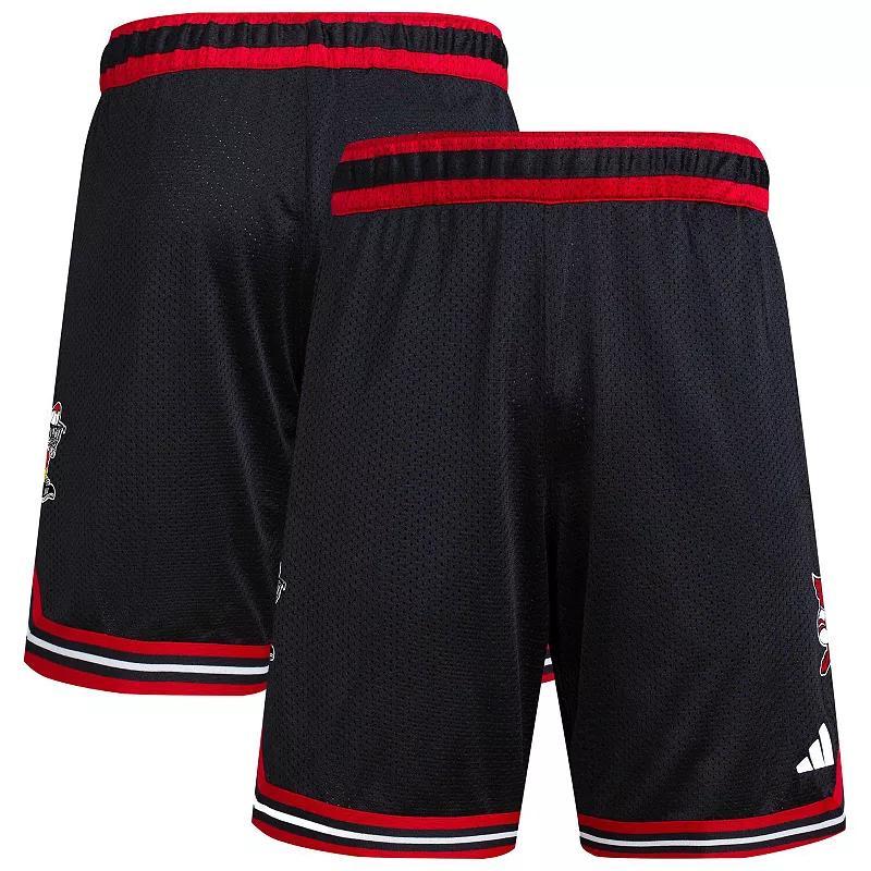 Mens adidas Scarlet Louisville Cardinals Swingman Replica Basketball Shorts Product Image