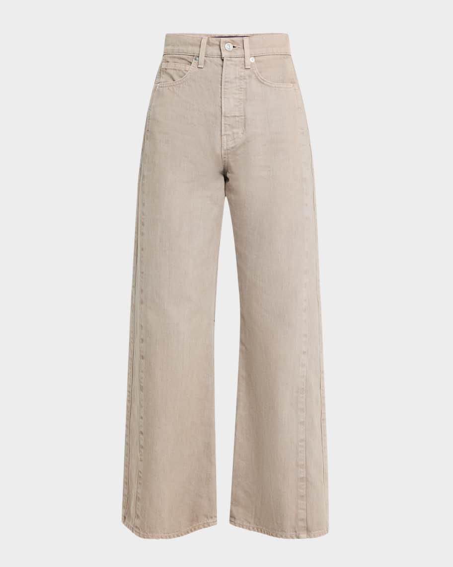 Taylor Crop High-Rise Wide Jeans Product Image