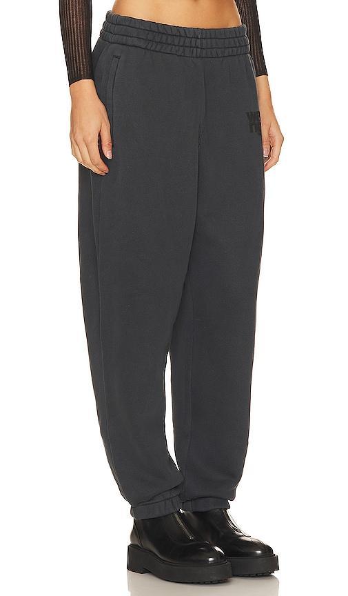 Alexander Wang Puff Logo Structured Terry Sweatpants Product Image