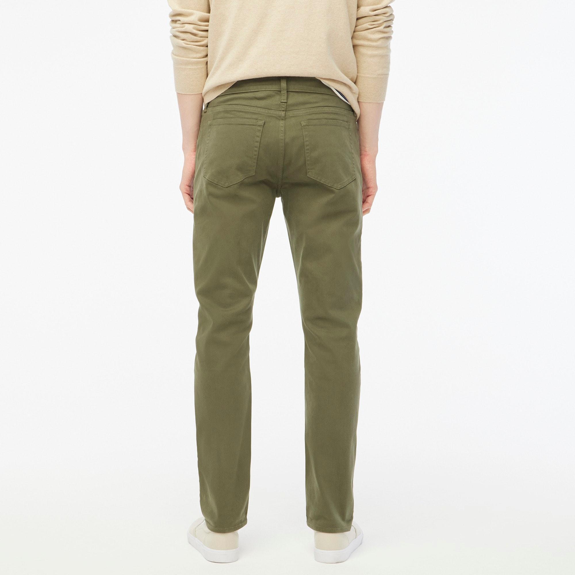 Slim-fit garment-dyed five-pocket pant Product Image