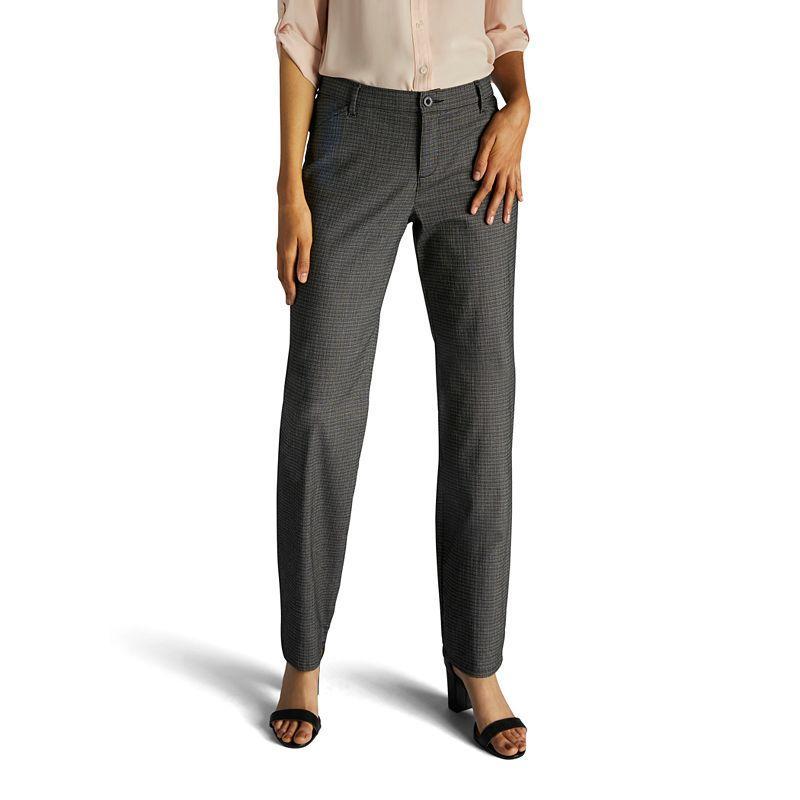 Womens Lee Relaxed Fit Straight-Leg Twill Pants Product Image