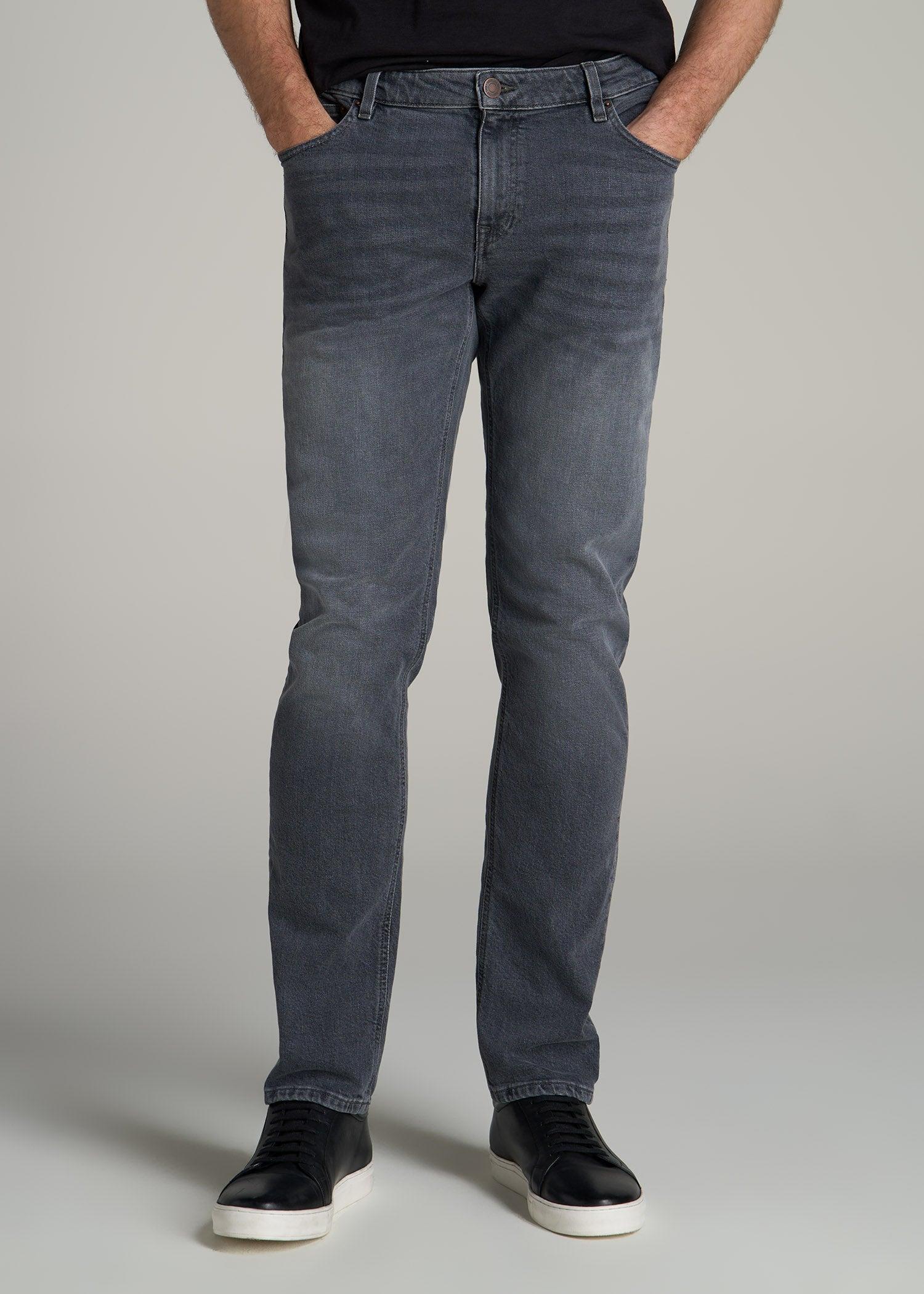 Americana Collection Carman Tapered Fit Jeans For Tall Men in Wolf Grey Product Image