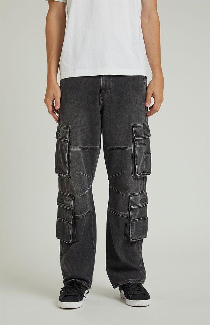 Men's Wash Baggy Cargo Jeans - 36W x 32L Product Image