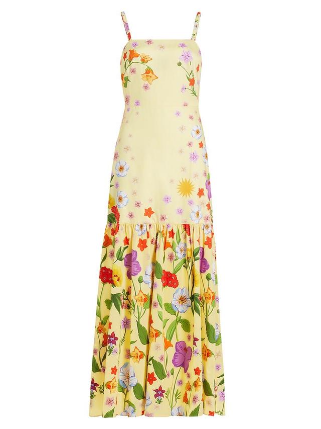 Womens Cordiela Floral Cotton Maxi Dress Product Image