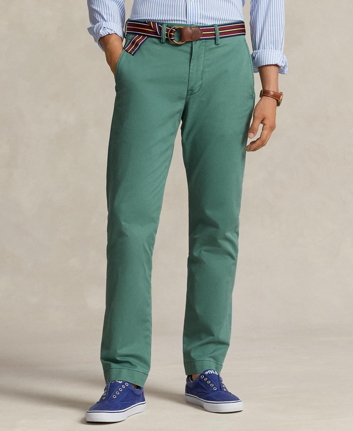 Polo Ralph Lauren Straight Fit Flat Front Stretch Twill Chino Pants Product Image