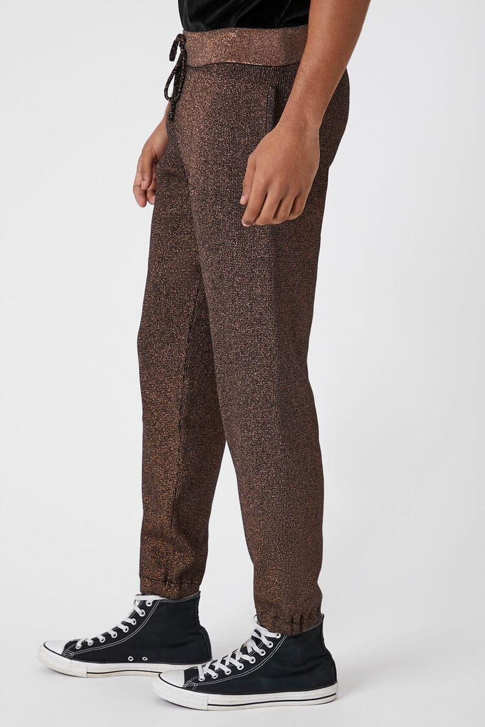 Glitter Knit Slim-Fit Joggers | Forever 21 Product Image