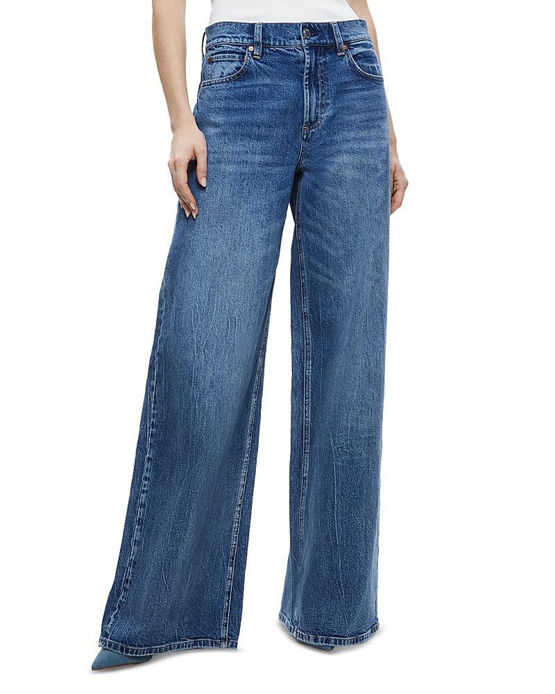 Womens Trish High-Rise Brooklyn Baggy Jeans Product Image