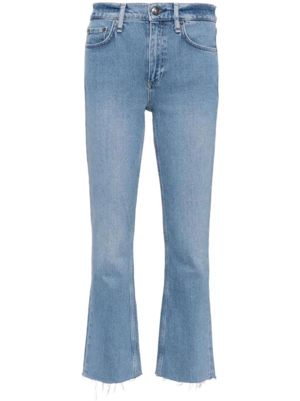 Peyton Ankle Bootcut Jeans In Blue product image