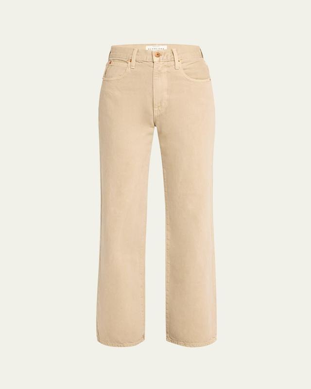 Womens Grace High-Rise Wide-Leg Jeans Product Image