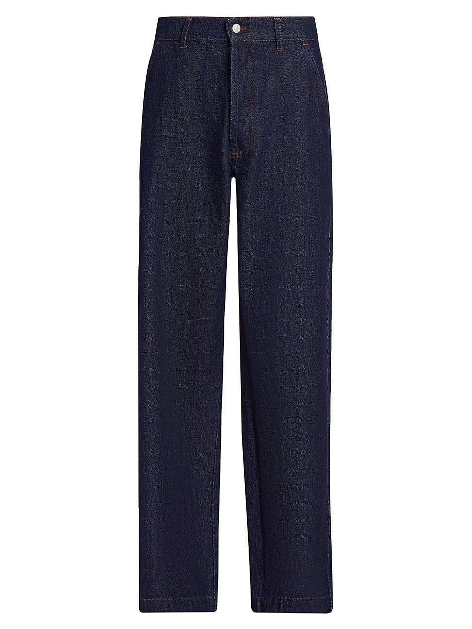 Mens Nemir Denim Wide-Leg Pants Product Image