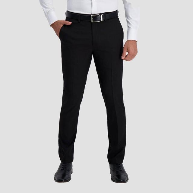 Haggar H26 Mens Premium Stretch Slim Fit Dress Pants - Black 38x30 Product Image