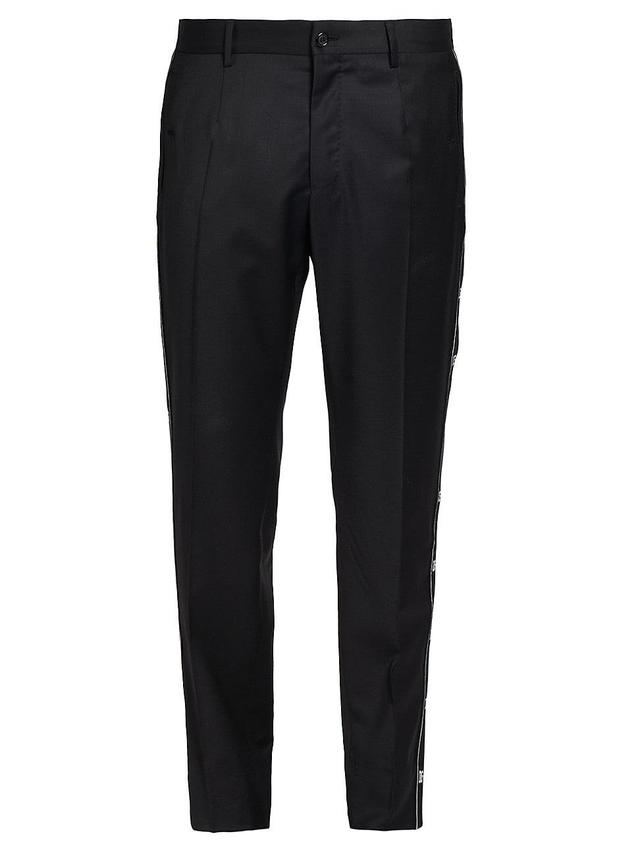 Mens Wool Stretch Flat Front Pants Product Image