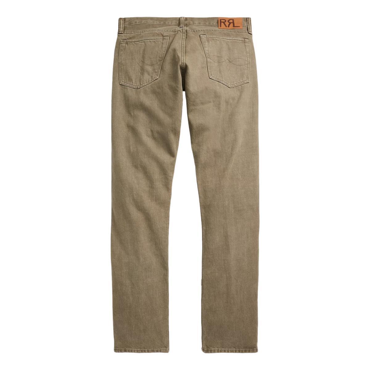 Slim Fit Olive Jean Product Image