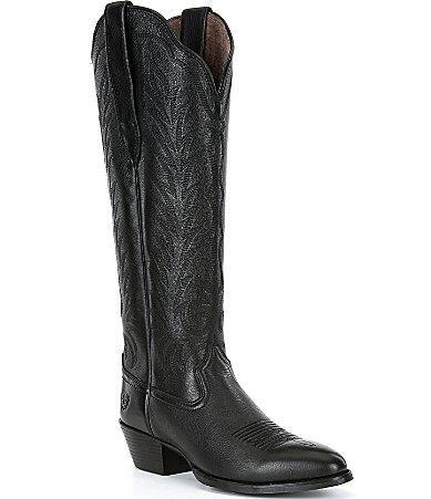 Ariat Womens Heritage R Toe Tall Stretchfit Leather Western Boots Product Image