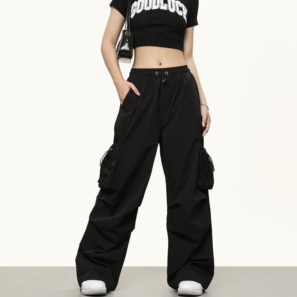 RTK (W) No. 3068 MULTI-POCKET WIDE STRAIGHT SPORT PANTS Product Image