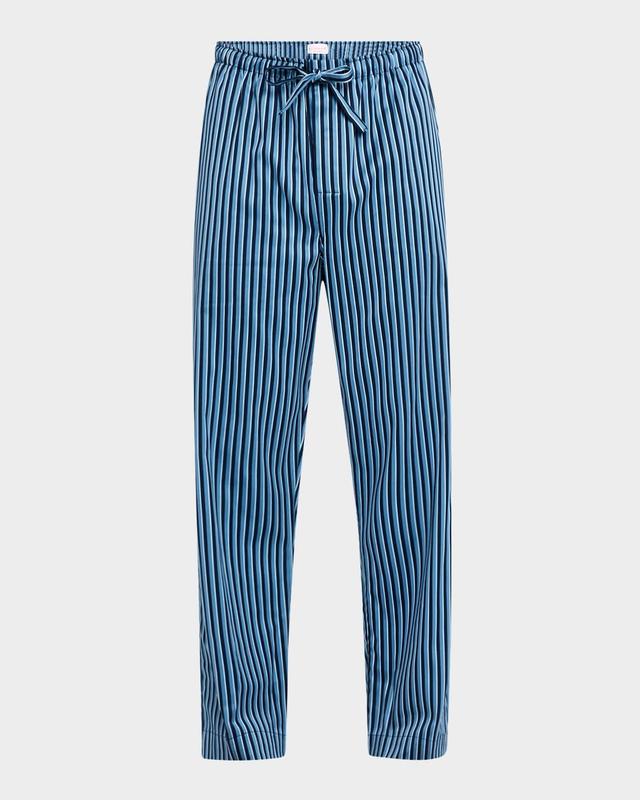 Mens Wellington Cotton Stripe Lounge Pants Product Image